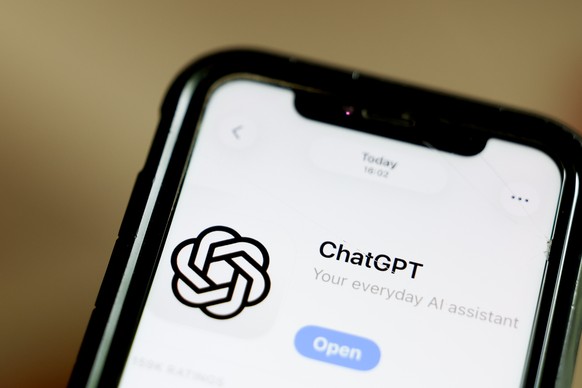 epa13126627 An illustration picture shows the ChatGPT application developed by US artificial intelligence (AI) research organization OpenAI displayed on a smartphone screen in Berlin, Germany, 22 July ...