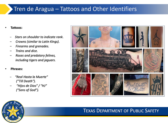 Tren de Aragua Tattoos Abschiebung USA Trump