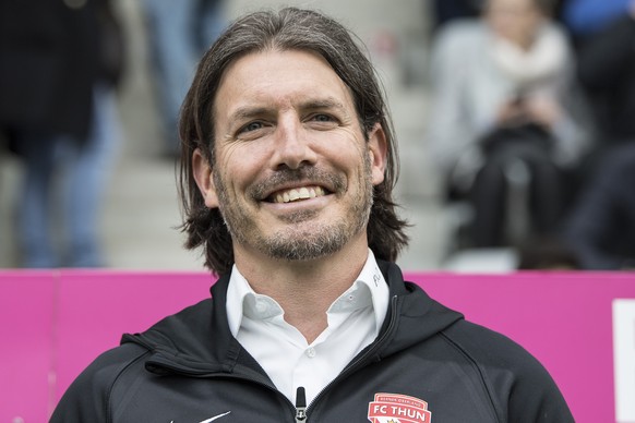 ARCHIVBILD ZUM SDA-INTERVIEW MIT ANDRES GERBER - Thuns Sportchef Andres Gerber im Fussball Meisterschaftsspiel der Super League zwischen dem FC Thun und dem Sion, am Samstag, 19.Mai 2018, in der Stock ...