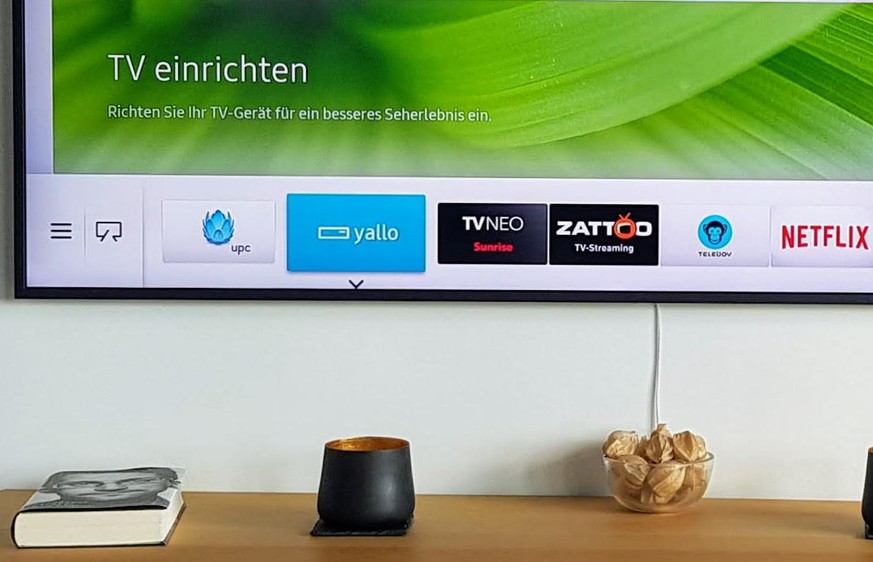 Leider gibt es Yallo TV nicht als App für Samsung- und LG-Fernseher. Es braucht also den Umweg über eine TV-Box (aktuell Android TV, bald auch Apple TV).