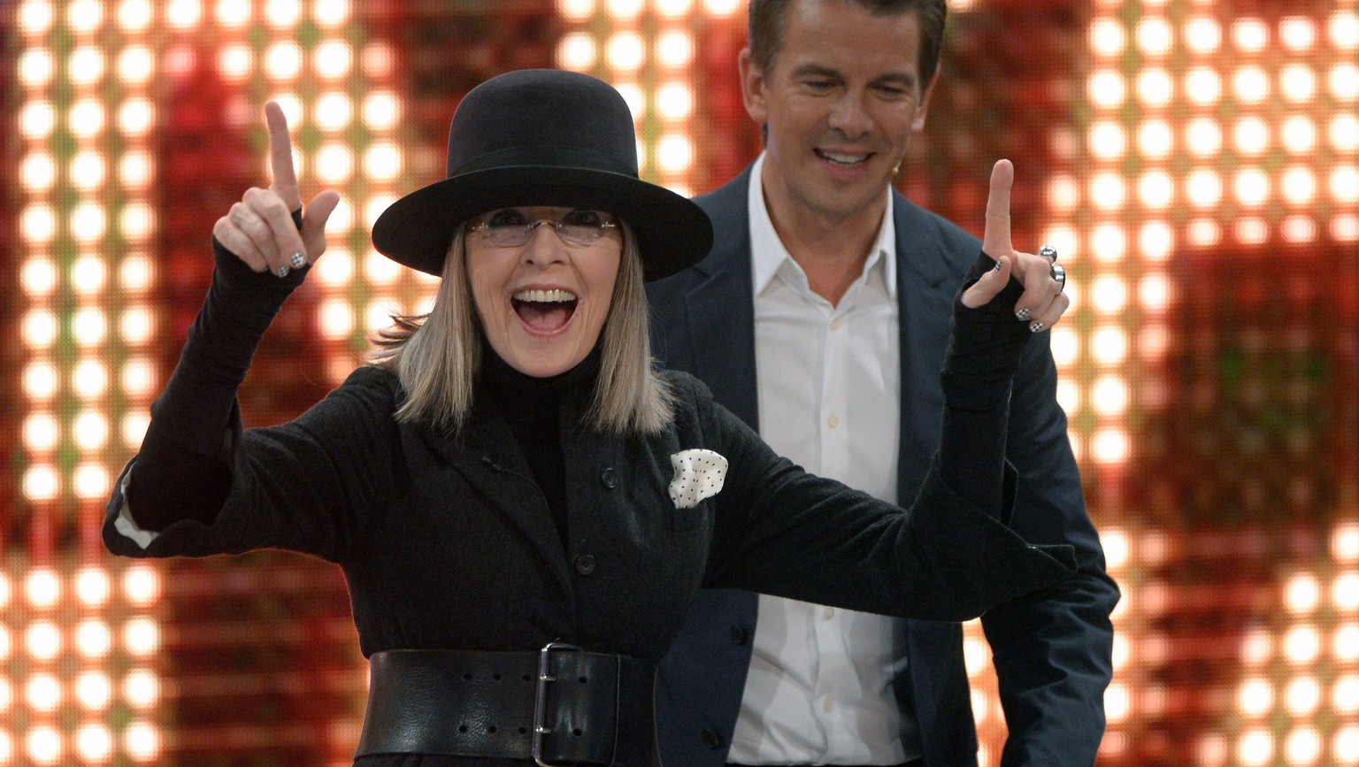 Gute Laune: Wenigstens bei Diane Keaton.