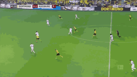 1:1 Dortmund: Paco Alcacer (62.).