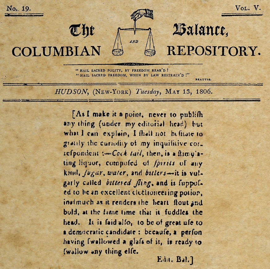 old fashioned whiskey cocktail 1806 drinks trinken alkohol cocktails history https://en.wikipedia.org/wiki/Old_Fashioned