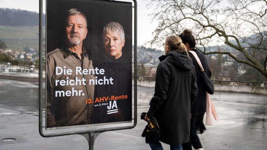 Es brauche eine 13. AHV-Rente, sagen die Initianten.