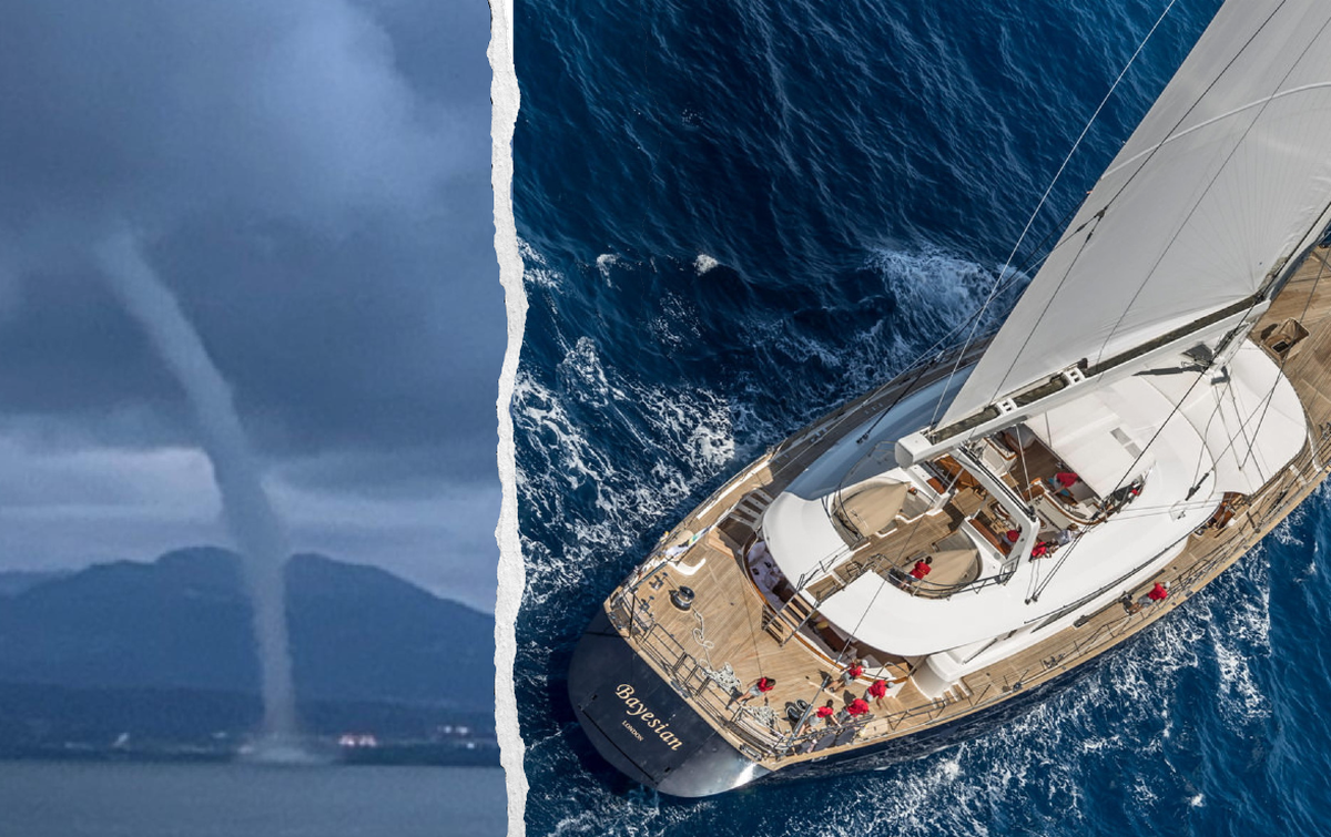 La trombe marine qui a coulé le yacht en Sicile ressemblait-elle à la trombe lacustre observée à Saint-Prex dimanche?