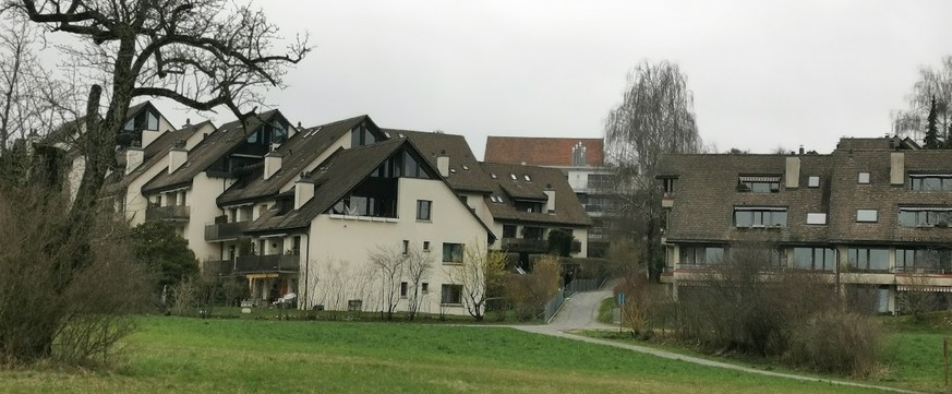 Viele Ziegel, nur ein My Solaranlage. So präsentiert sich Burkhards Projekt vielerorts in Witikon.