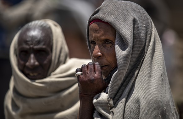 Hungersnot in Äthiopien. 