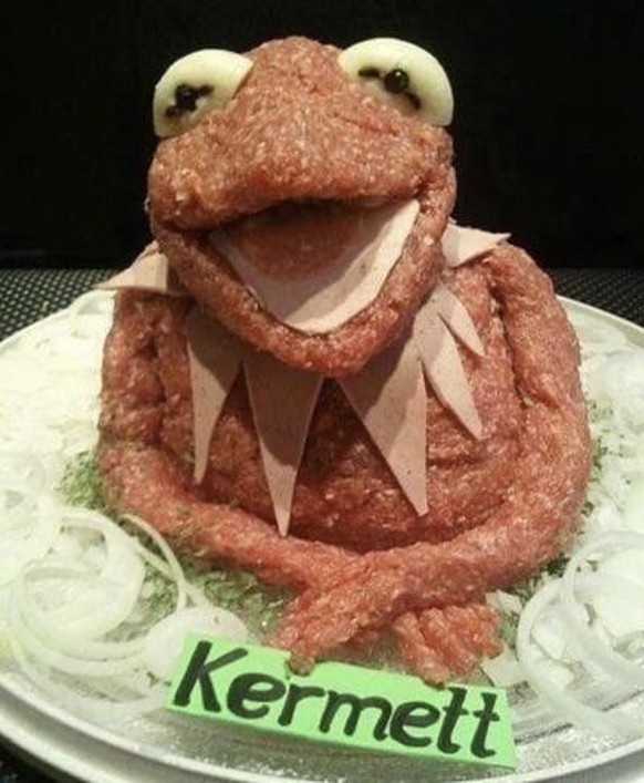 German humour: Kermett Wurst