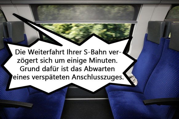 Zeitungen liegen auf Sitzbaenken in einem S-Bahn Abteil. (KEYSTONE/EQ IMAGES/Moritz Hager)