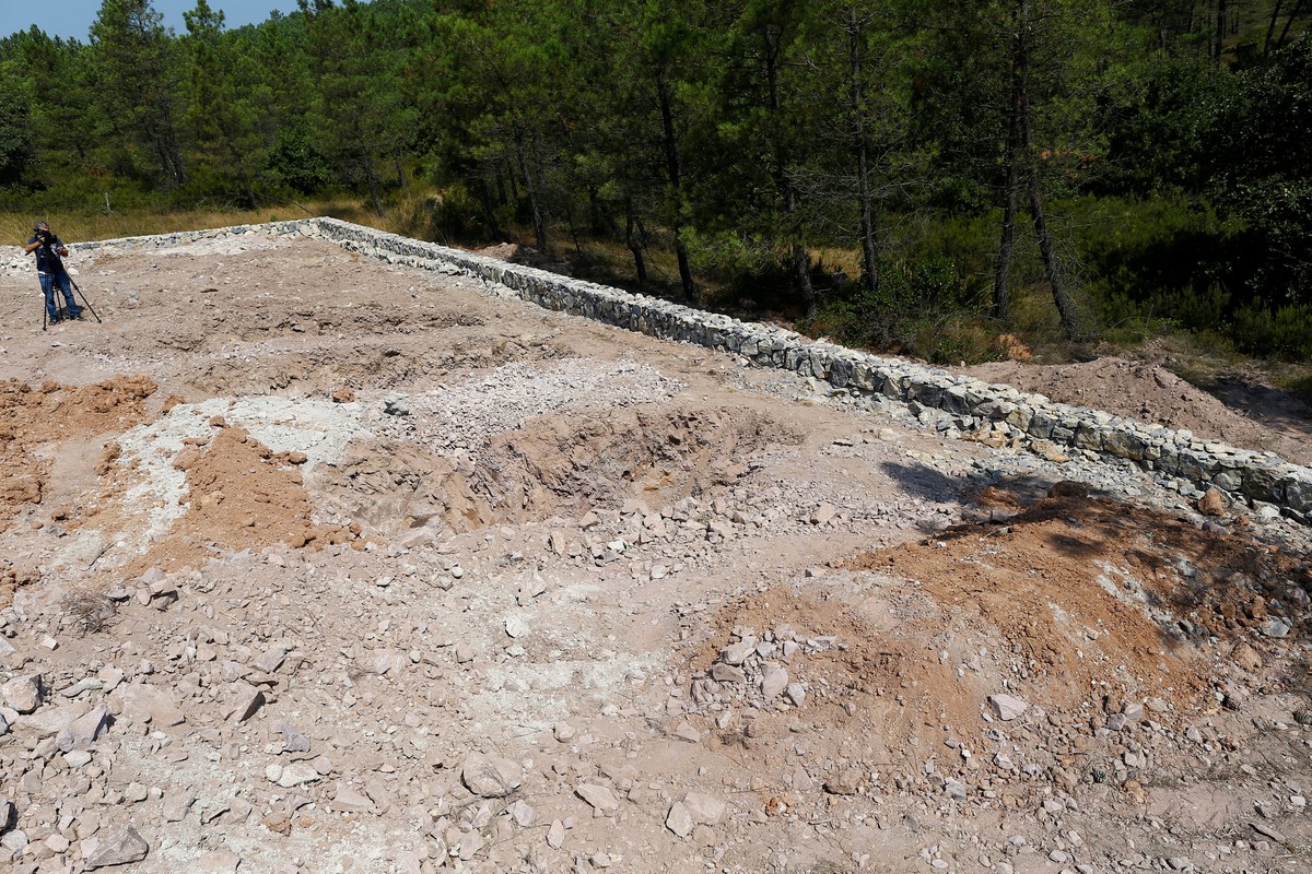 The grave of Captain Mehmet Karabekir (R), one of the perpetrators who died in the failed military coup, pictured at the "Traitors' Cemetery", set up specifically for coup plotters who  ...