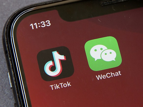 Die «bösen» Apps aus China: TikTok und WeChat.