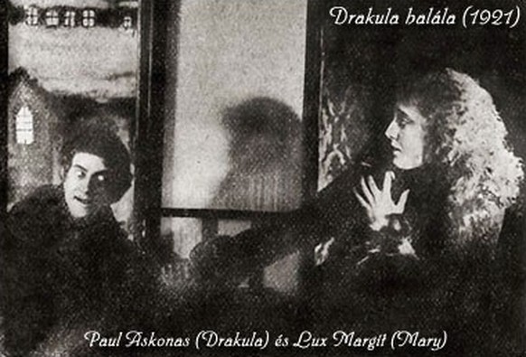 Drakula halála (Draculas Tod) Ungarn 1921 - erster Dracula-Film der Filmgeschichte https://de.wikipedia.org/wiki/Drakula_hal%C3%A1la
