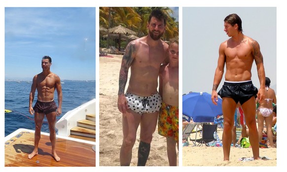 11-JÃ¤hriger trifft Messi im Strandurlaub â und spielt eine Runde mit ihm
Wieso tragen Fussballer ihre Badehosen immer wie Windeln? Kann mir das jemand erklÃ¤ren? Einfach, weil sie uns ihre geilen O ...