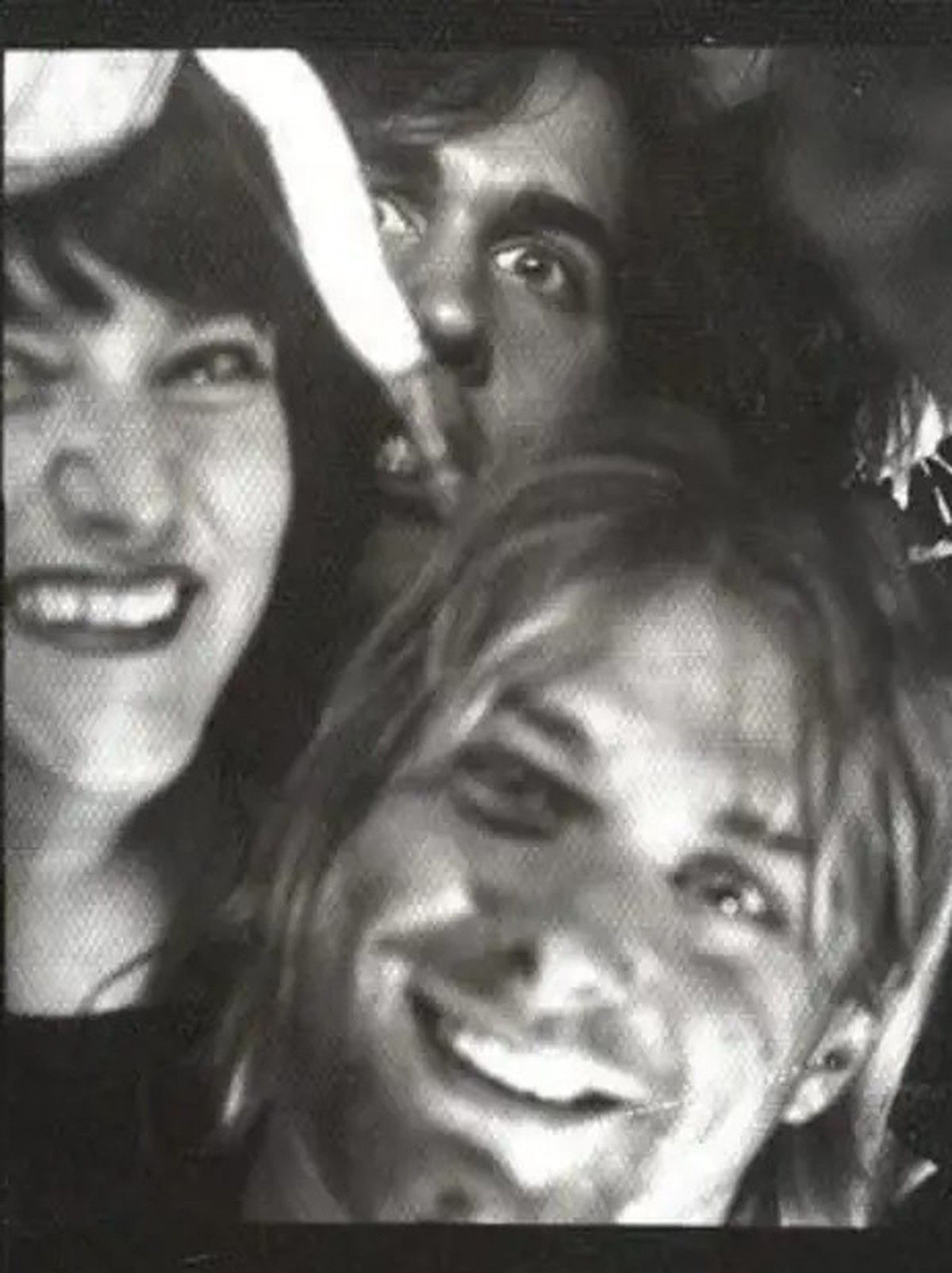 This photobooth (Fotokabine) strip features Kurt Cobain alongside his friends Ian Dickson and Nikki McClure.

Context:
When: Circa 1990–1991.

Where: A photobooth in Olympia, Washington.

https://imgu ...