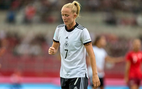 Beim 7:0 gegen die Schweiz hat Lea Schüller nicht getroffen.