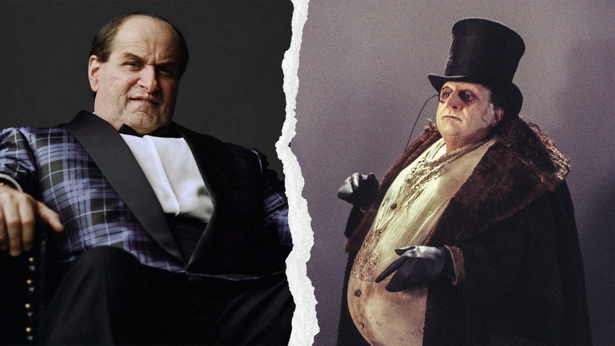 Colin Farrell et Danny DeVito en Pingouin