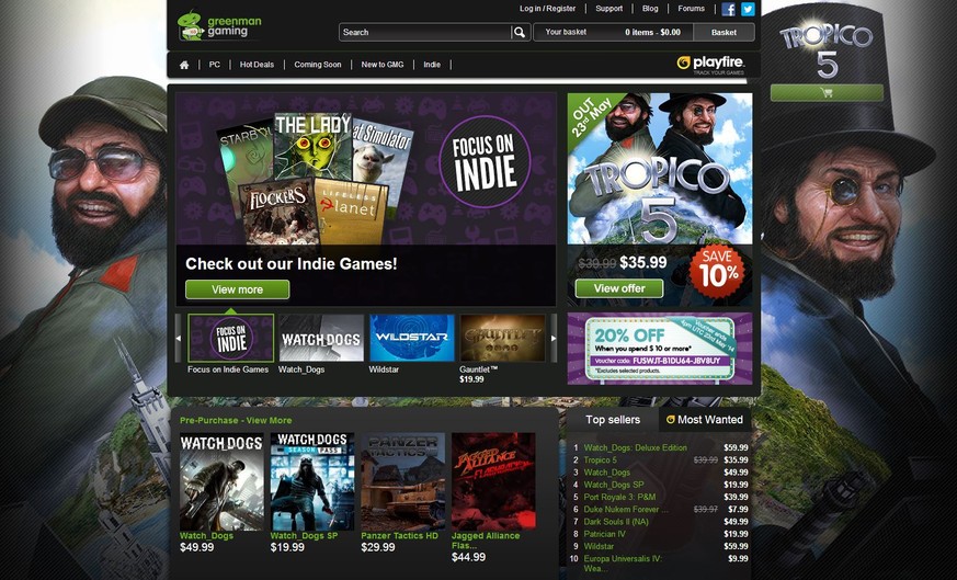 Auf Seiten wie Green Man Gaming spart man dank günstigem Dollar bereits eine schöne Stange Geld.