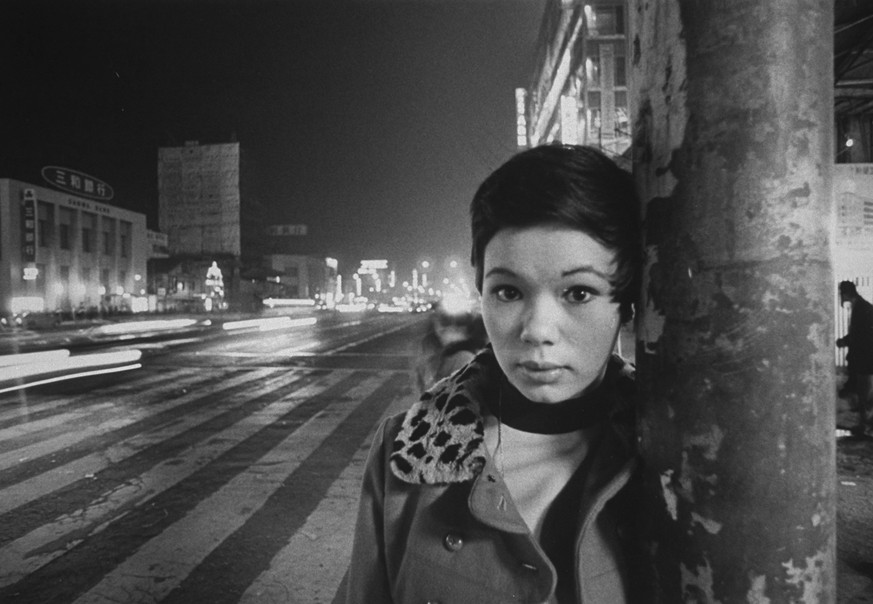 "Group Sounds" Singer Michi Aoyama of Japan, illegitimate daughter of GI. 1966, Tokyo
