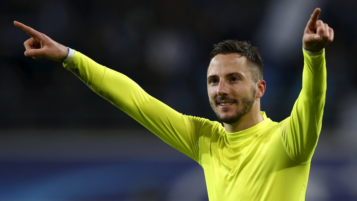 Football Soccer - KAA Gent v Zenit St. Petersburg - Champions League Group Stage - Group H - Ghelamco Arena, Ghent, Belgium - 9/12/2015 KAA Gent's Danijel Milicevic celebrates after scoring again ...