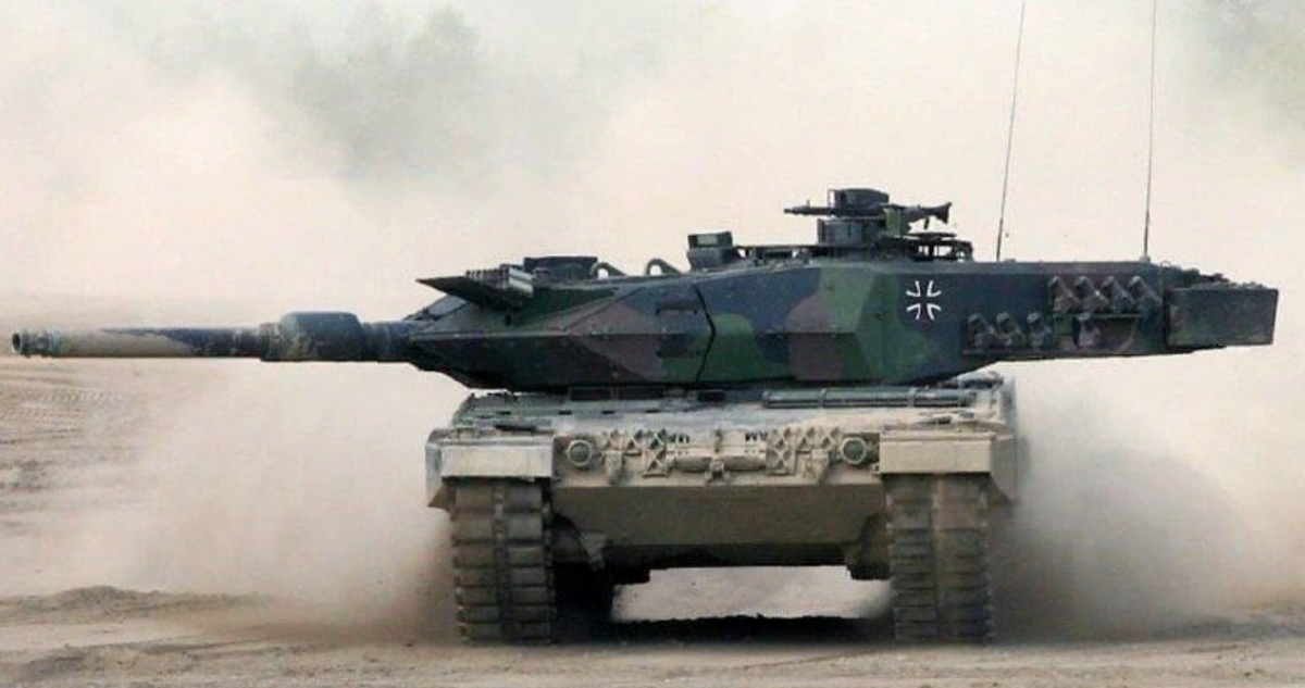 Un char Leopard.