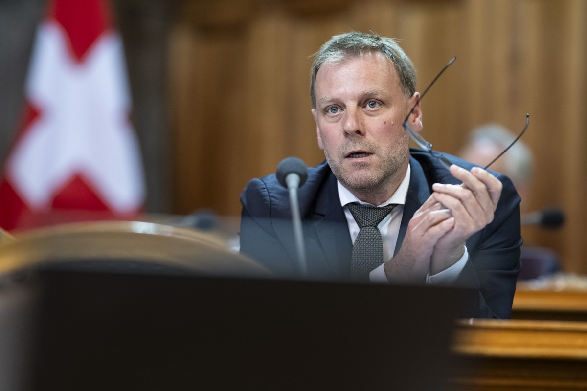 Fabien Fivaz, GP-NE, spricht zur Kleinen Kammer, an der Herbstsession der Eidgenoessischen Raete, am Montag, 22. September 2025 im Staenderat in Bern. (KEYSTONE/Alessandro della Valle)