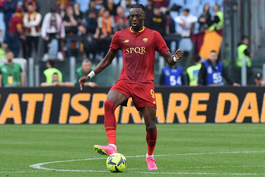 Serie A match Roma v Milan Tammy Abraham of AS Roma during football Serie A match Roma v Milan,Rome, Italy , 29th April , 2023 Imago-Images/Emmefoto Copyright: xImago-Images/Emmefotox