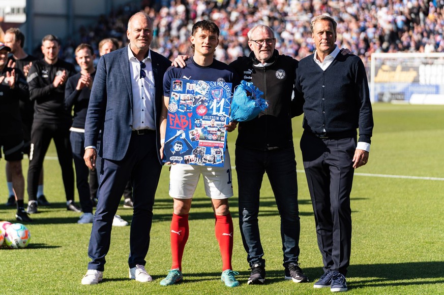 Wolfgang Schwenke Holstein Kiel, Geschaeftsfuehrer Kaufmaennisch, Fabian Reese Holstein Kiel, 11, Steffen Schneekloth Holstein Kiel, Praesident, Uwe Stoever Holstein Kiel, Geschaeftsfuehrer Holstein K ...