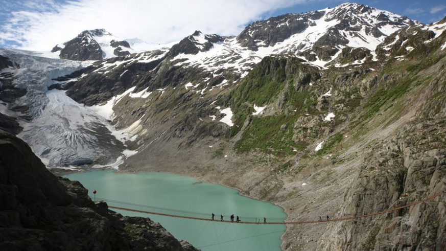 Der Speichersee beim Trift-Gletscher soll 85 Mio. Kubikmeter Wasser fassen.