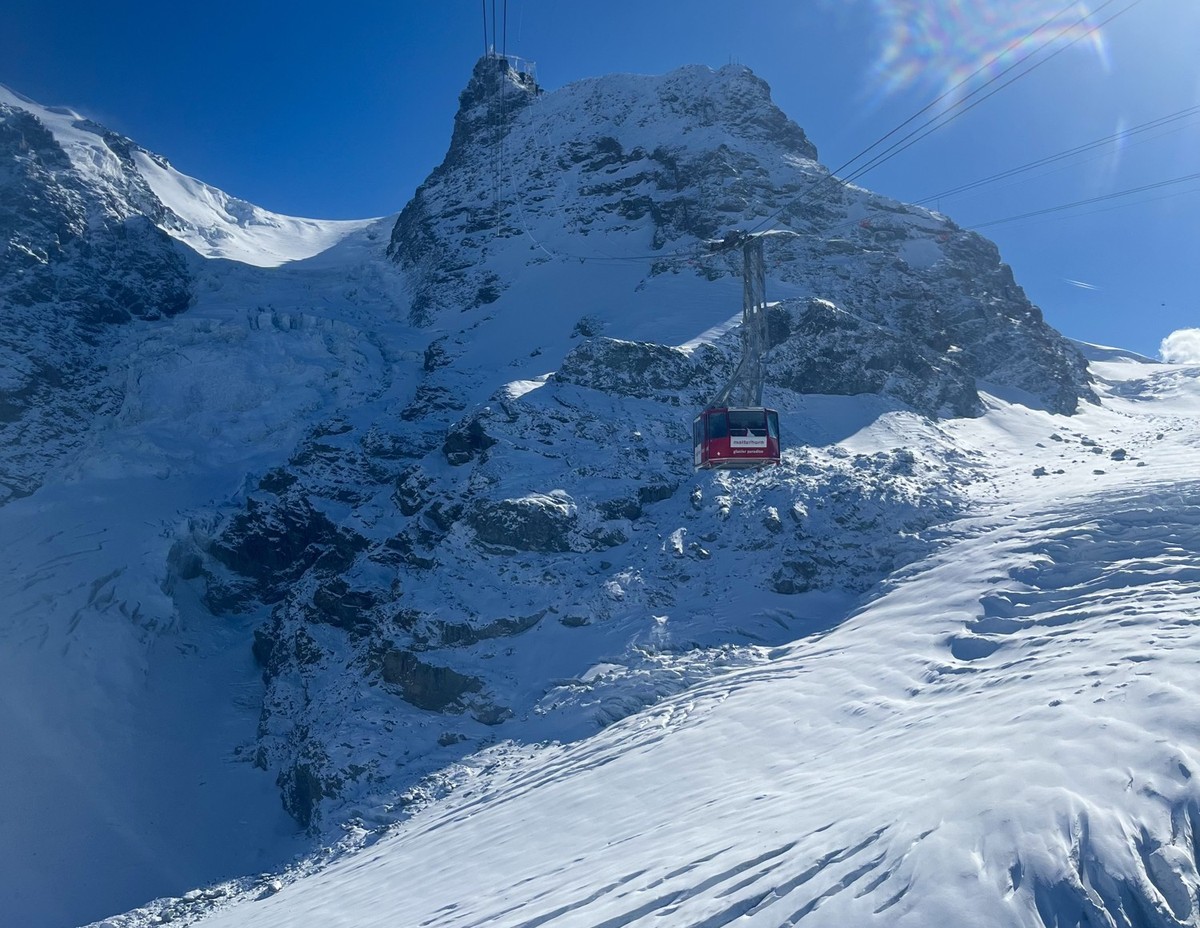 Klein Matterhorn Gondel Gletscher