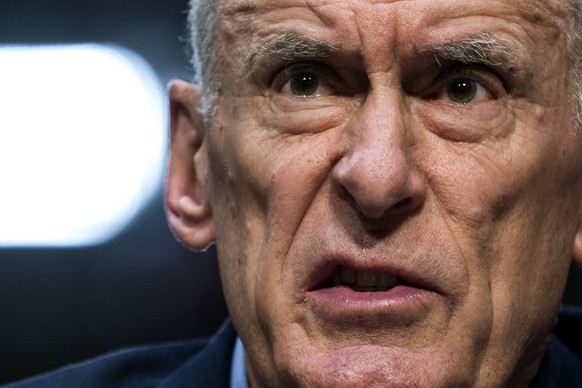 epa06521825 Director of National Intelligence Dan Coats testifies before an annual Senate Intelligence Committee hearing on &#039;world wide threats&#039; in the Hart Senate office Building in Washing ...