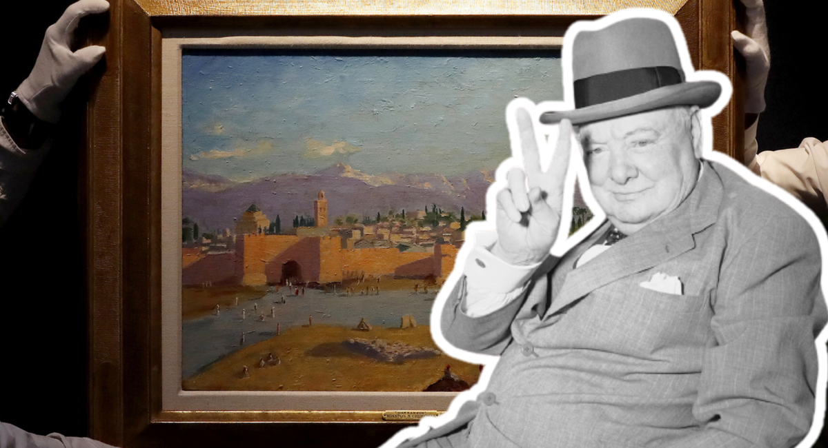 Churchill, tableau, victoire