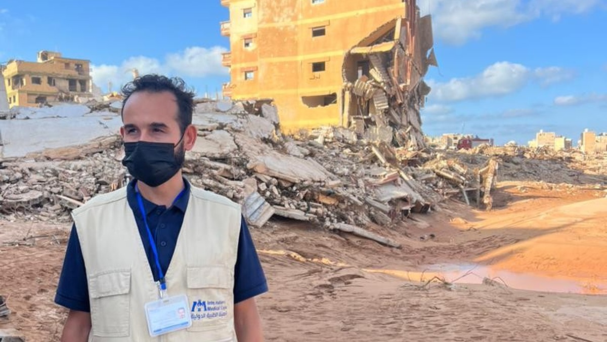 Talal Burnaz arbeitet für die humanitäre Hilfsorganisation International Medical Corps in Libyen.