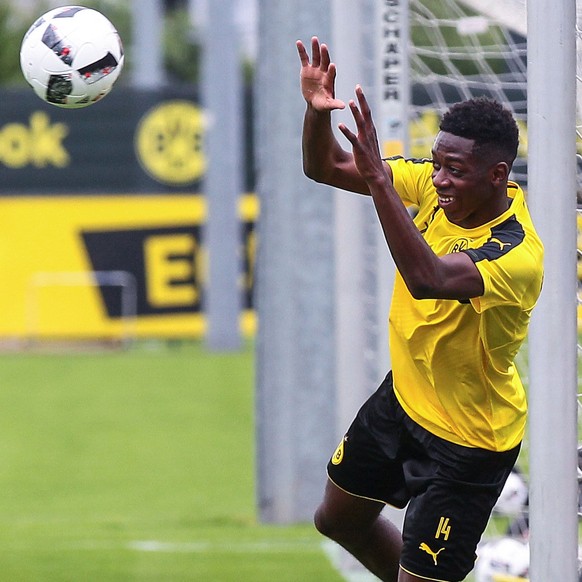 05.07.2016; Dortmund; Fussball Bundesliga - Trainingsauftakt Borussia Dortmund; Ousmane Dembele (Dortmund)
(Deutzmann/Expa/freshfocus)