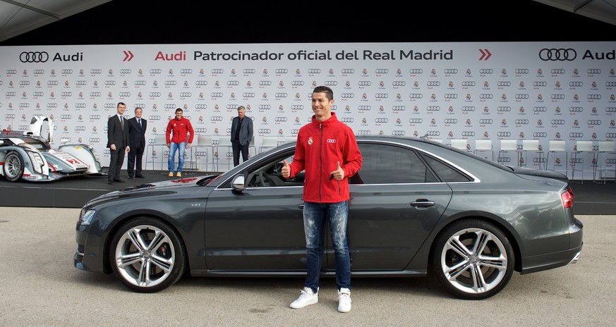 Ronaldos Trostpreis: Ein rassiger Audi S8.