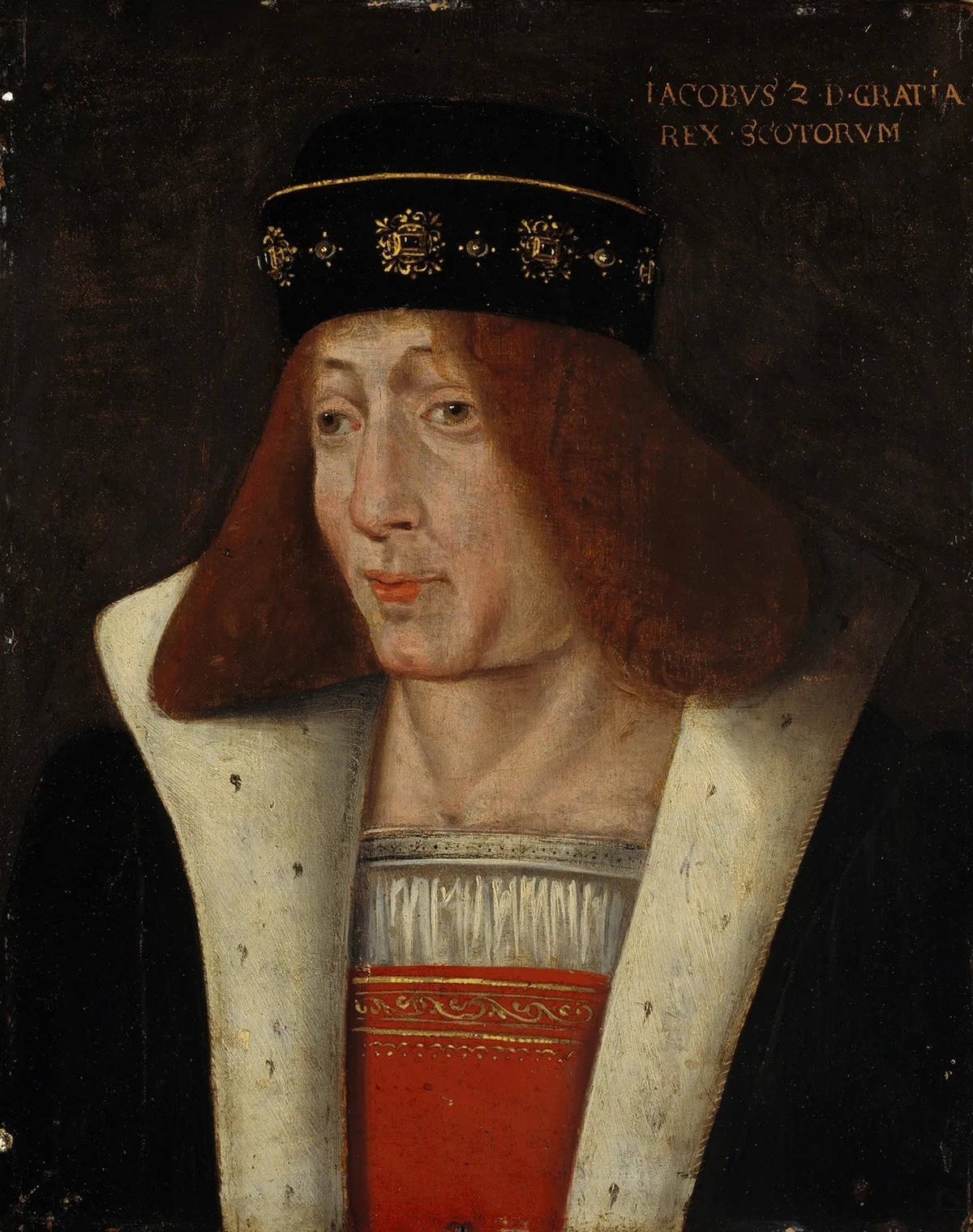Jacques II d'Ecosse, un très très très loin ancêtre de Donald Trump et de Charles III.
