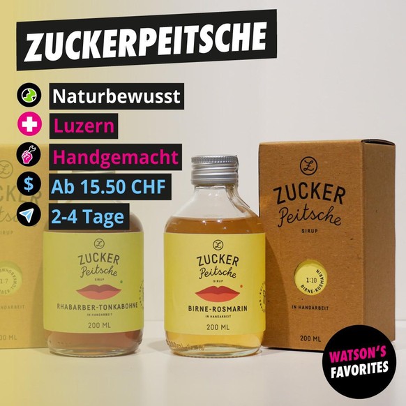 Zwei handgemachte Sirup-Sorten von Zuckerpeitsche.