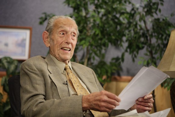 Harold Camping speaks during a taping of his show Open Forum in Oakland, Calif., Monday, May 23, 2011. Camping, a radio-preacher, had predicted the end of the world this past Saturday, May 21, 2011. ( ...