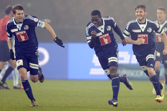 Thierry Doubai erzielt das zwischenzeitliche 2:2 für Luzern.