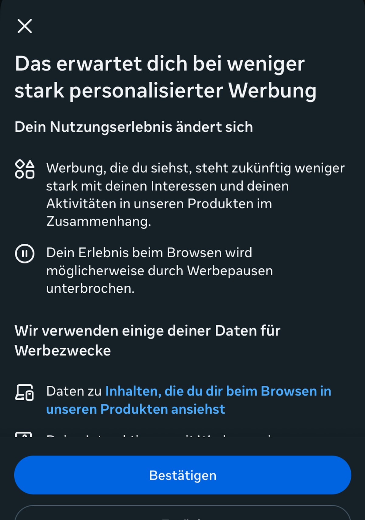 werbung insta