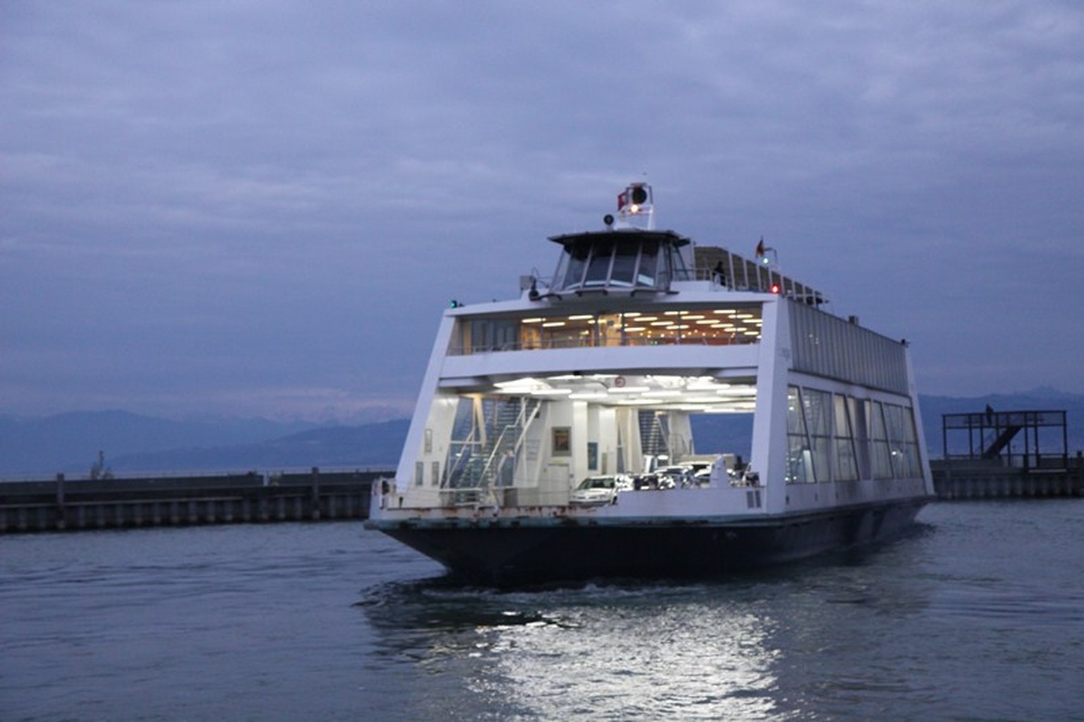 Die Bodensee-Fähre «Euregia».