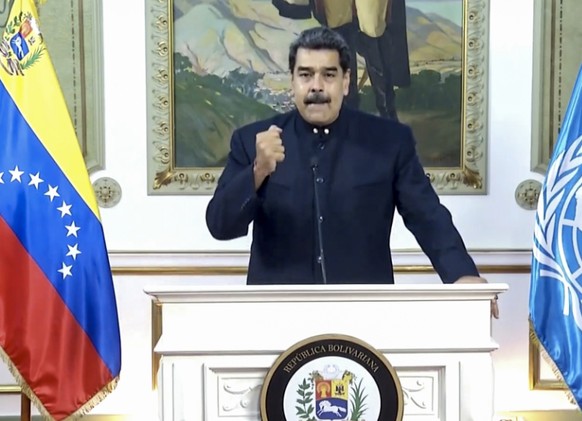 Maduro spricht zur UN-Vollversammlung.