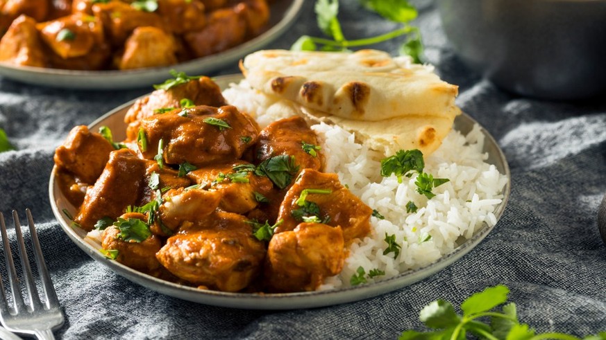 chicken tikka masala essen food indisch britisch curry poulet
