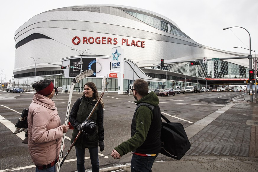 Der Rogers Place in Edmonton: Hier wird der Stanley-Cup-Final ausgetragen.