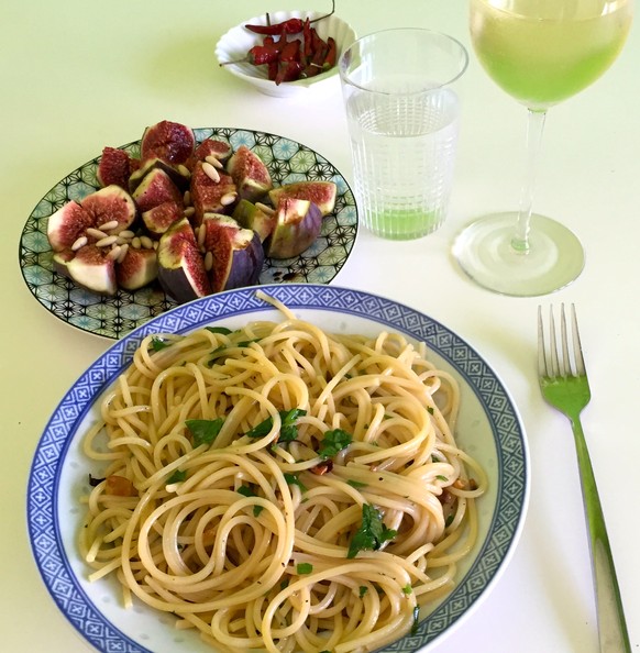 spaghetti aglio e olio feigen