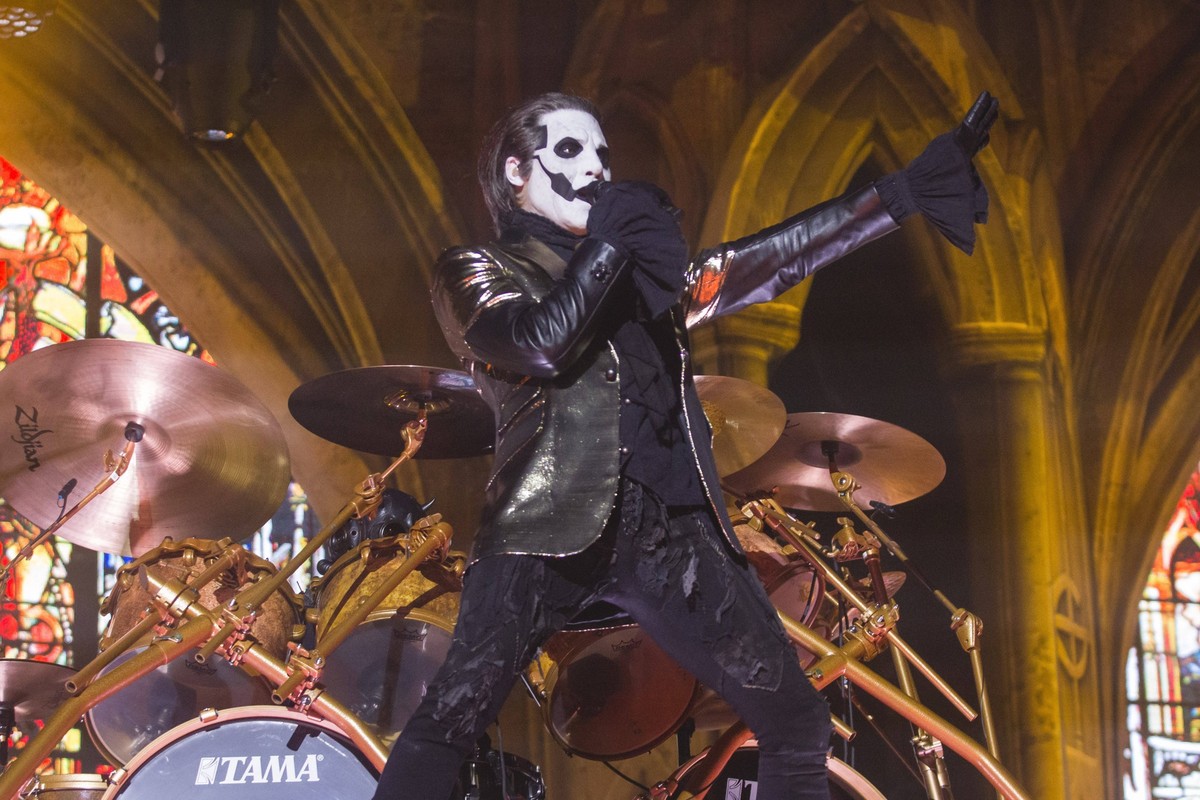 SÃO PAULO, SP - 20.09.2023: SHOW DO GHOST EM SÃO PAULO - The heavy metal band Ghost performs this Wednesday night 20 in São Paulo, at Espaço Unimed, in the first of two shows in the capital of São Pau ...