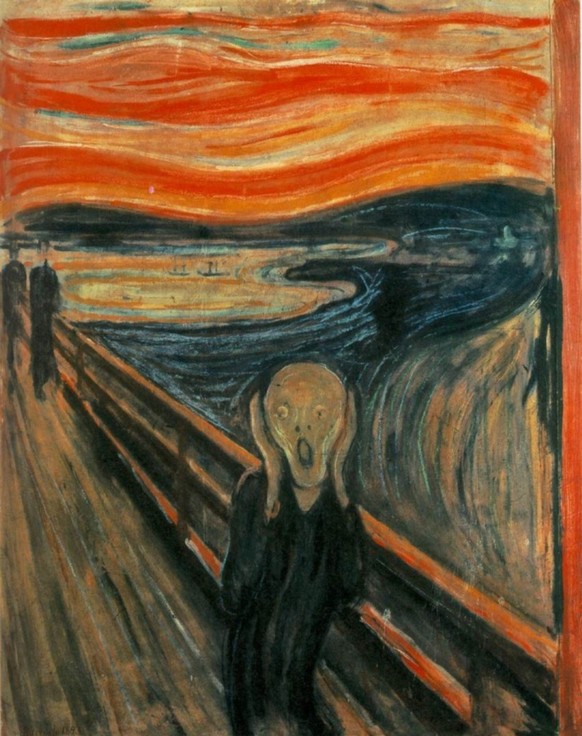Edvard Munchs «Der Schrei». Vielleicht war es genau so. Vielleicht auch nicht.