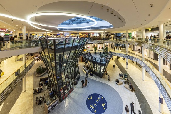 Einkaufszentrum Milaneo in Stuttgart. // 05.11.2021: Deutschland, Baden-Württemberg, Stuttgart. *** Milaneo shopping centre in Stuttgart 05 11 2021 Germany, Baden Württemberg, Stuttgart