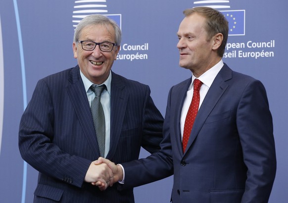 Jean-Claude Juncker und Donald Tusk, die neue EU-Doppelspitze.