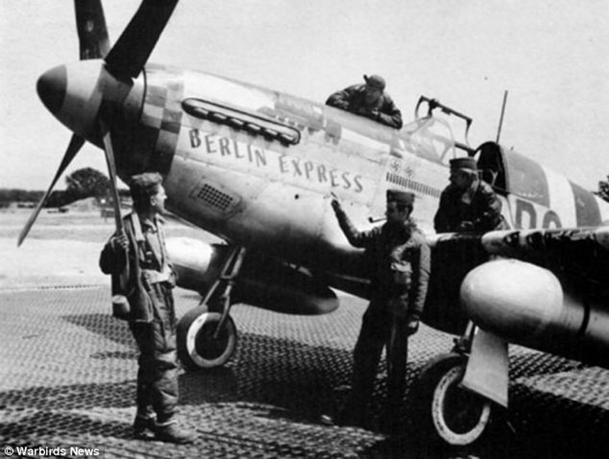 Overstreet nannte seine P-51B Mustang «Berlin Express».