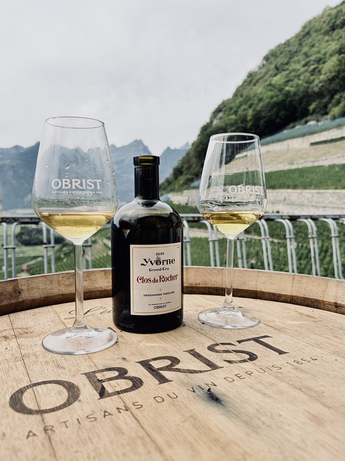 Le Clos du Rocher, à Yvorne dans le Chablais vaudois, a une histoire assez spectaculaire: son terroir est indirectement né d’une catastrophe naturelle